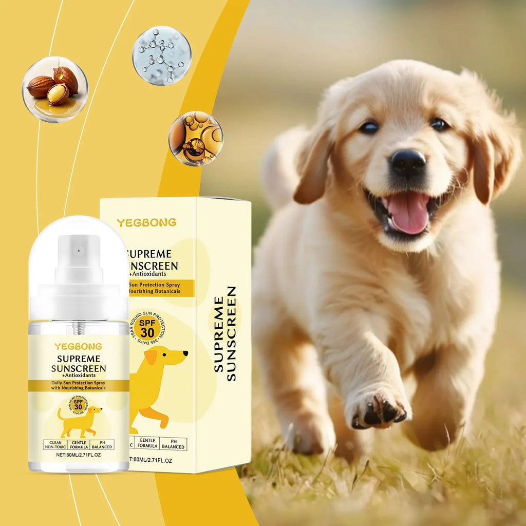 Dog Sunscreen Spray – UV Protection for Pets | Gentle Formula Pet Sunscreen Spray Qme Default Title
