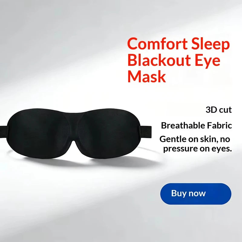 3D Sleep Mask – Soft Breathable Light-Blocking Eye Mask Sleep Eye Mask Qst