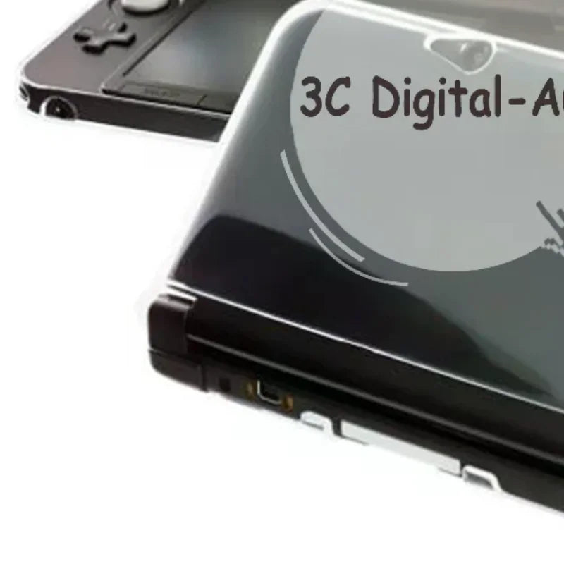 Crystal Clear Hard Shell Case for Nintendo 3DS XL LL N3DS Gaming Console Case Qme