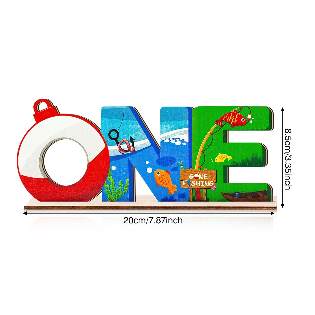 Wooden Ocean Fishing Theme Letter Desktop Decoration Wooden Desktop Decor Qme