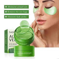 REAROYA 60pc Aloe Vera Collagen Eye Patches – Moisturizing Mask Eye Mask Patches Qst Default Title