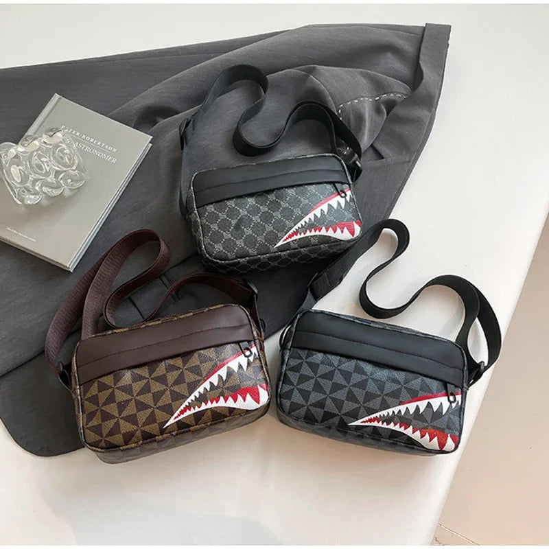 Crossbody Small Square Bag | Split Leather Casual Purse Crossbody Handbag Qme