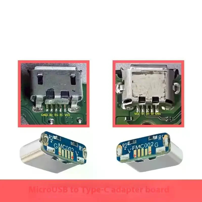 USB Type-C Female PCB Solder Repair Adapter – DIY Connector 2pk PCB Solder Connector Qme