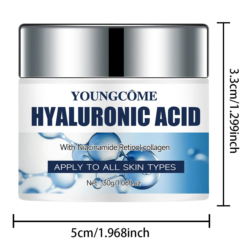 YOUNGCOME Hyaluronic Acid Collagen Face Cream – Moisturizing Face Moisturizer Cream Qst 30G