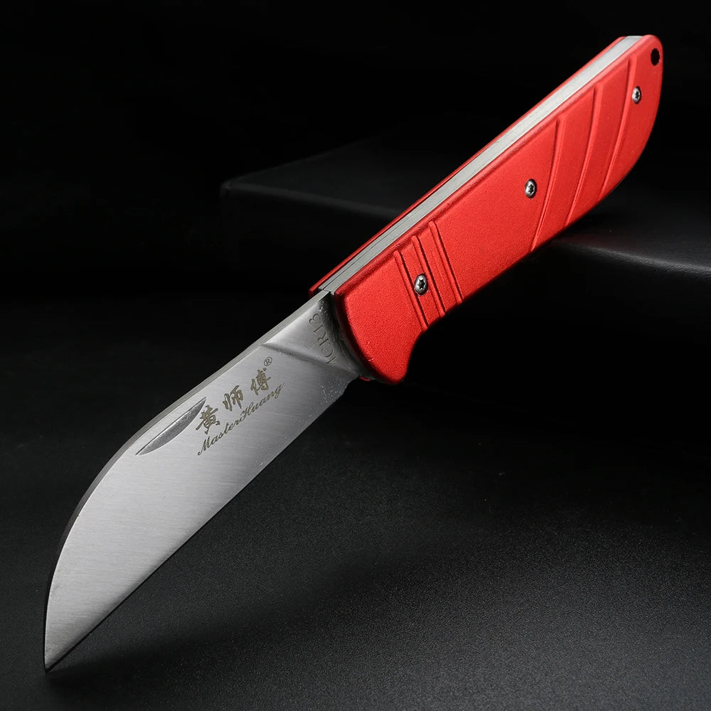 XUAN FENG Folding Fruit Knife – 5CR Steel, Aluminum Handle Folding Pocket Knife Qst 1 pcs