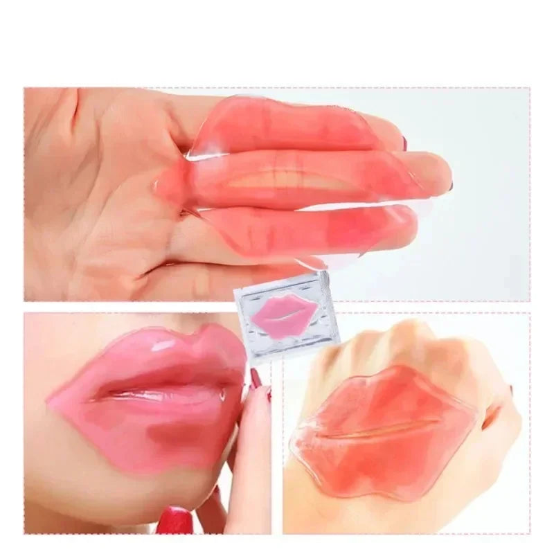 Crystal Collagen Lip Masks Hyaluronic Acid – 20 Pack Lip Mask Treatment Qme