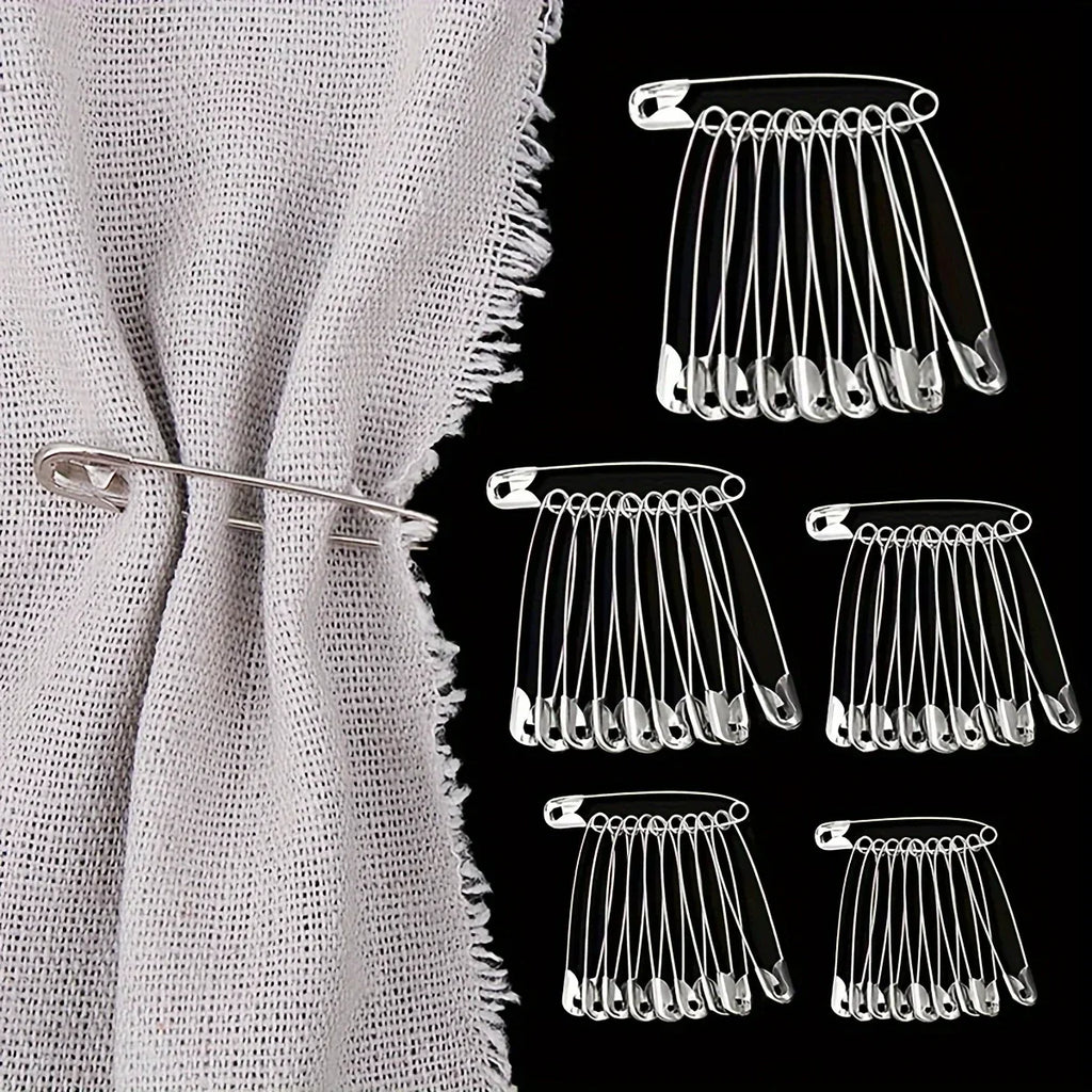 Safety Pins Set – DIY Sewing & Craft Supplies | 4 Colors Safety Pins Set Qme