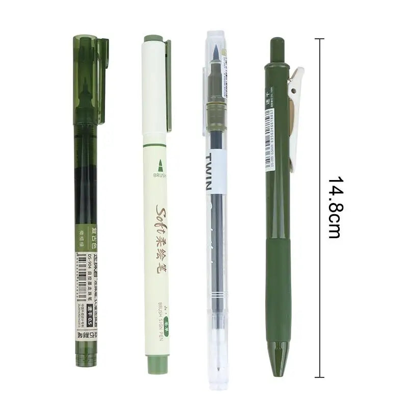 Vintage Luxury Journal Pens | Quick-Dry Smooth Writing Set Luxury Writing Pens Qme