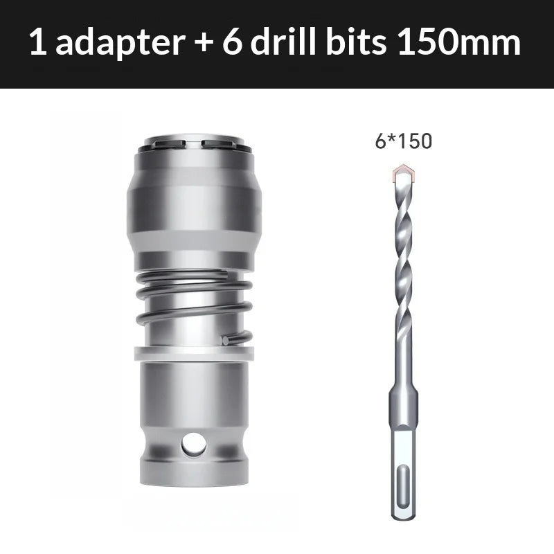 Small Square Interface Converter for Electric Hammer – Alloy Steel Power Tool Adapter Qme A3