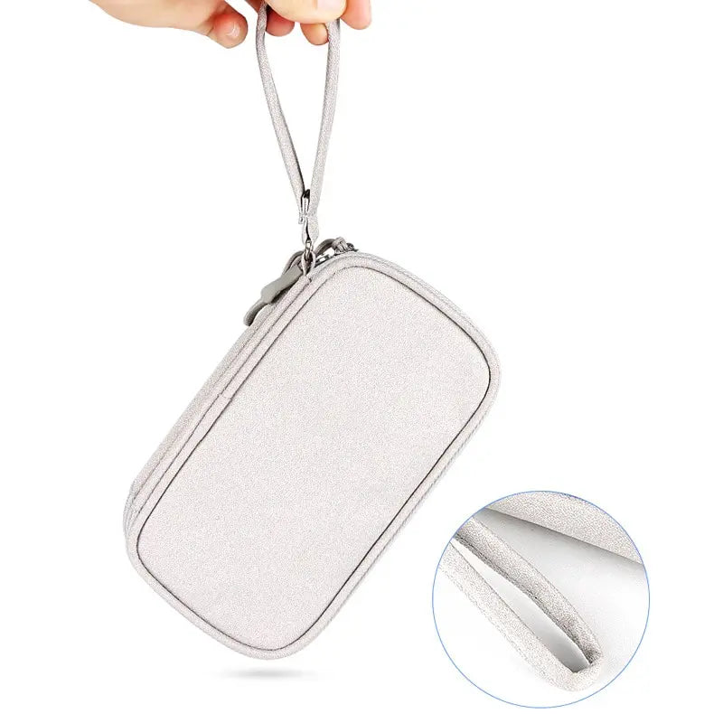 Travel Cable Organizer Bag | USB & Digital Accessories Pouch Cable Organizer Bag Qme