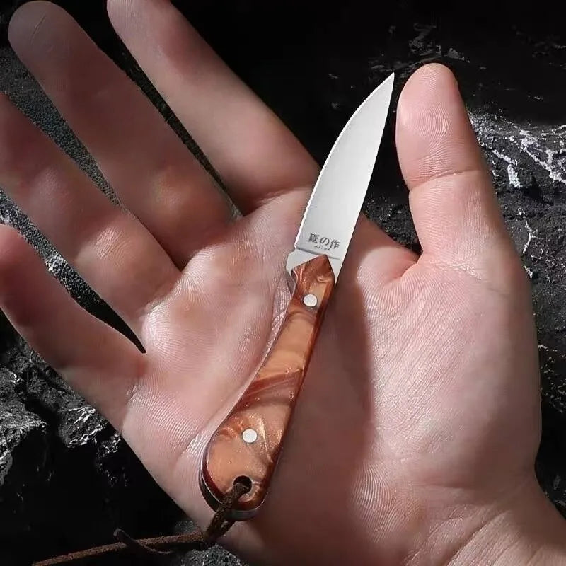 PLYS Mini Camping Knife – Stainless Steel Outdoor Fishing Knife Outdoor Camping Knife Qst