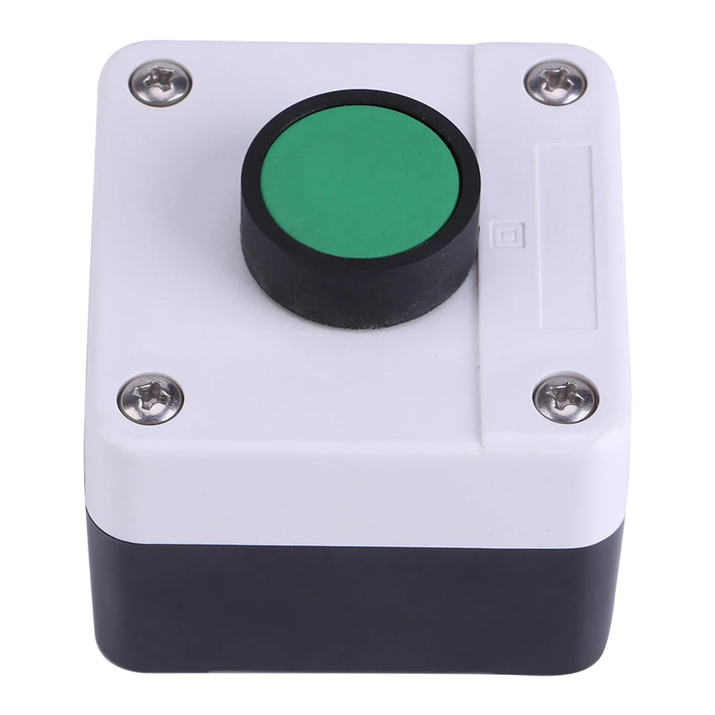 Weatherproof Green Push Button Switch Box for Gate Opener Push Button Switch Qme Default Title