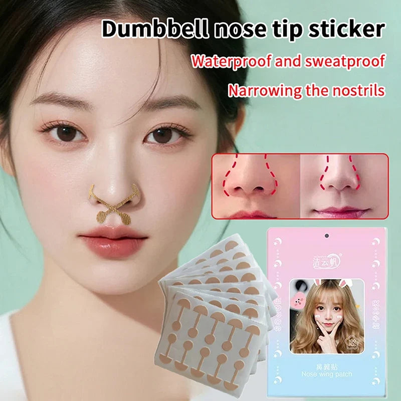 Invisible Nose Wing Slimming Strips – Contouring Patches 50/100 Nose Contouring Strips Qme