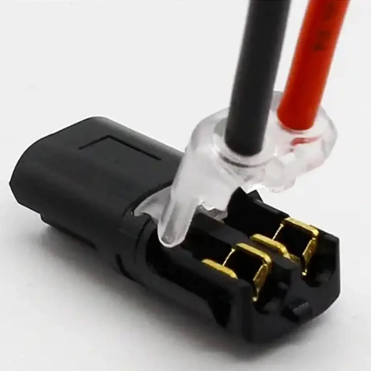 50-Pack Waterproof 2-Pin Fast Plug Car Wire Connectors Wire Connector Pack Qme