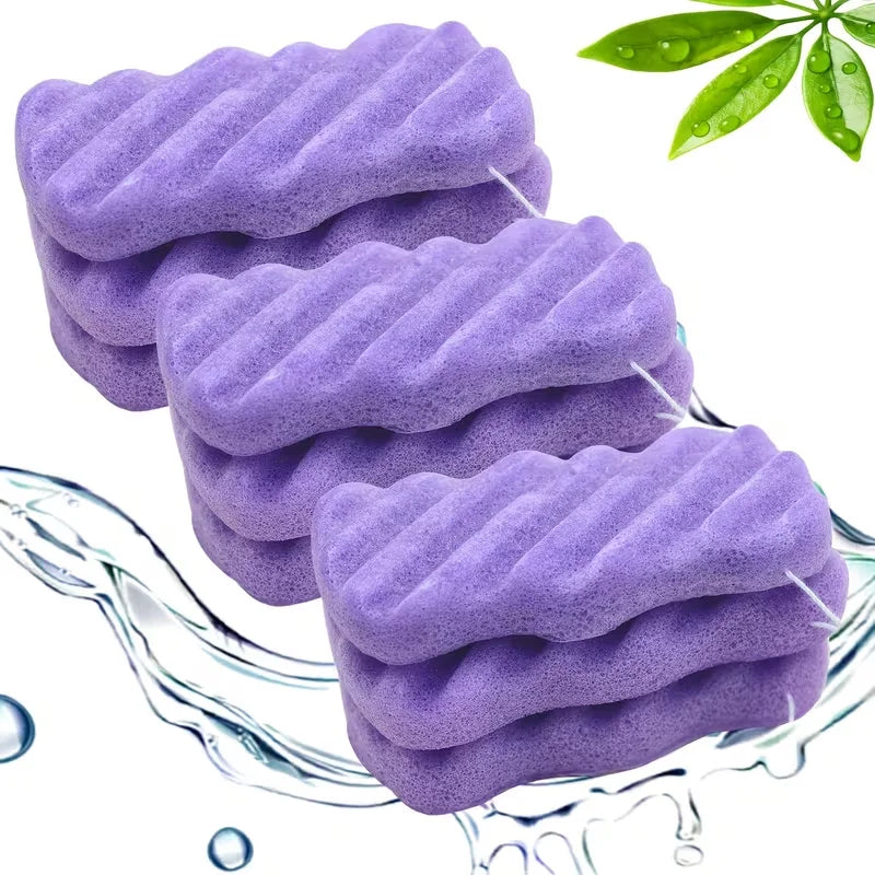Konjac Facial Sponge – Natural Clay Vegetable Fiber Cleanser Facial Cleansing Sponge Qme