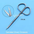 Twisted Handle Tissue Separating Scissors – Eyelid Beauty Tool Beauty Scissors Qme YELLOW