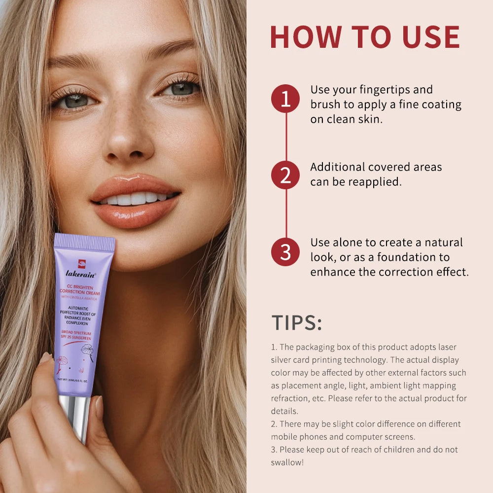 CC Correction Cream – Brightening, Redness & Hydrogel CC Correction Cream Qst