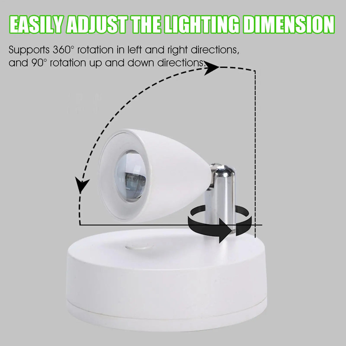 Rechargeable Wireless LED Plant Spotlight | Indoor Accent Light LED Accent Spotlight Qme