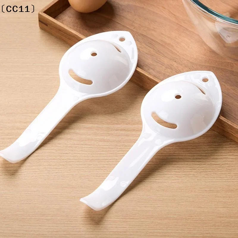 Extended Handle Egg White Separator & Yolk Filter Tool Egg Separator Tool Qme