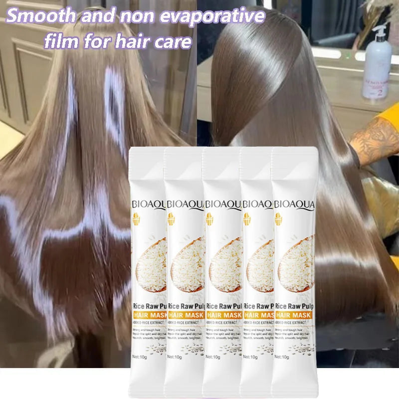 Qme 5 Seconds Magical Hair Mask – Smooth, Soft & Frizz-Free Hair Treatment Mask Qme 5pc