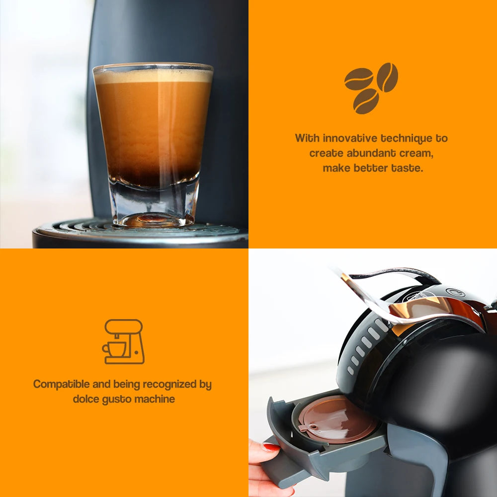 Reusable Dolce Gusto Coffee Capsule Pods – Refillable Filter Refillable Coffee Pods Qst