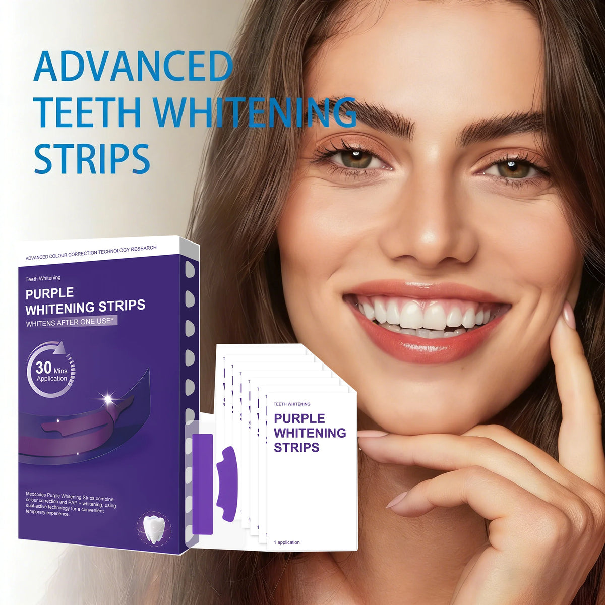 Teeth Whitening Strips 7/14/21 Pcs – Dental Bleaching Kit Teeth Whitening Strips Qst