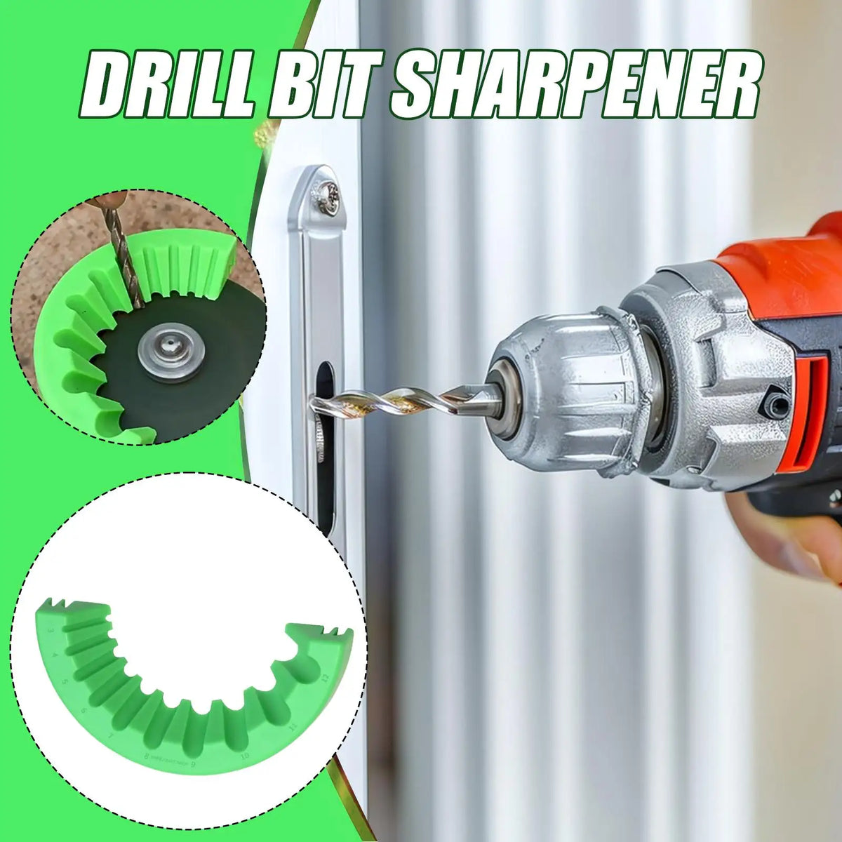 Drill Bit Sharpener Jig for Bench Grinder | HSS & Carbide Drill Bit Sharpening Jig Qme