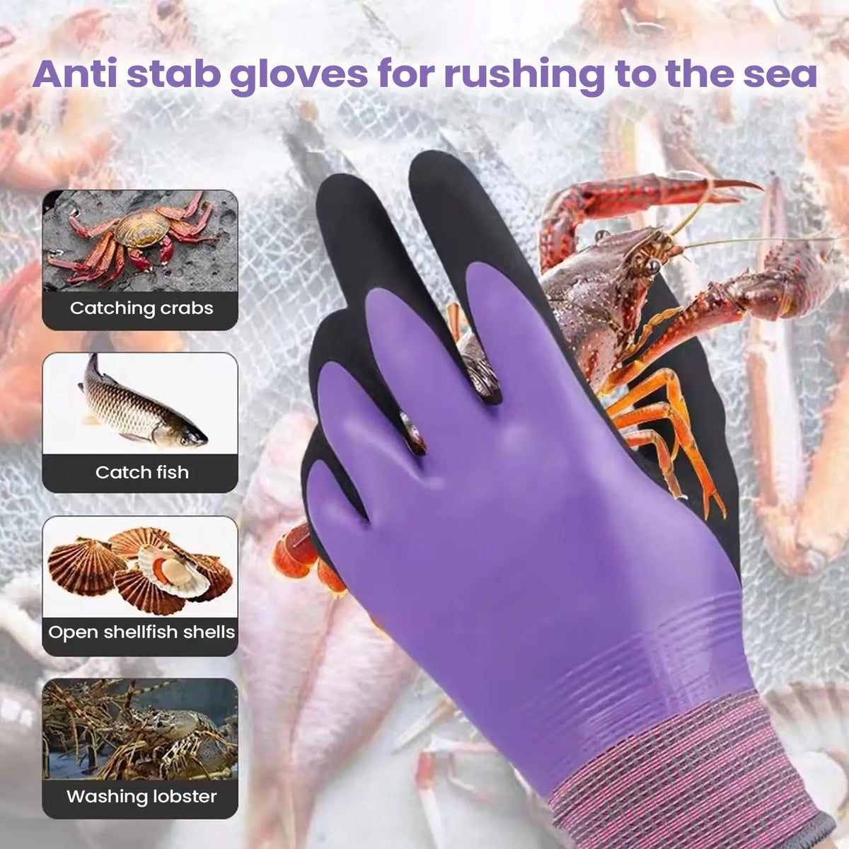 Women's Latex Protective Gloves – Kitchen, Cleaning & Garden Protective Latex Gloves Qme