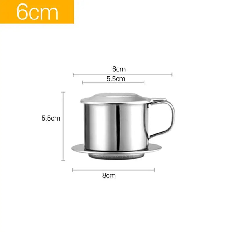 Vietnamese Coffee Drip Filter – Eco-Friendly Reusable Phin Cup Coffee Drip Filter Qst