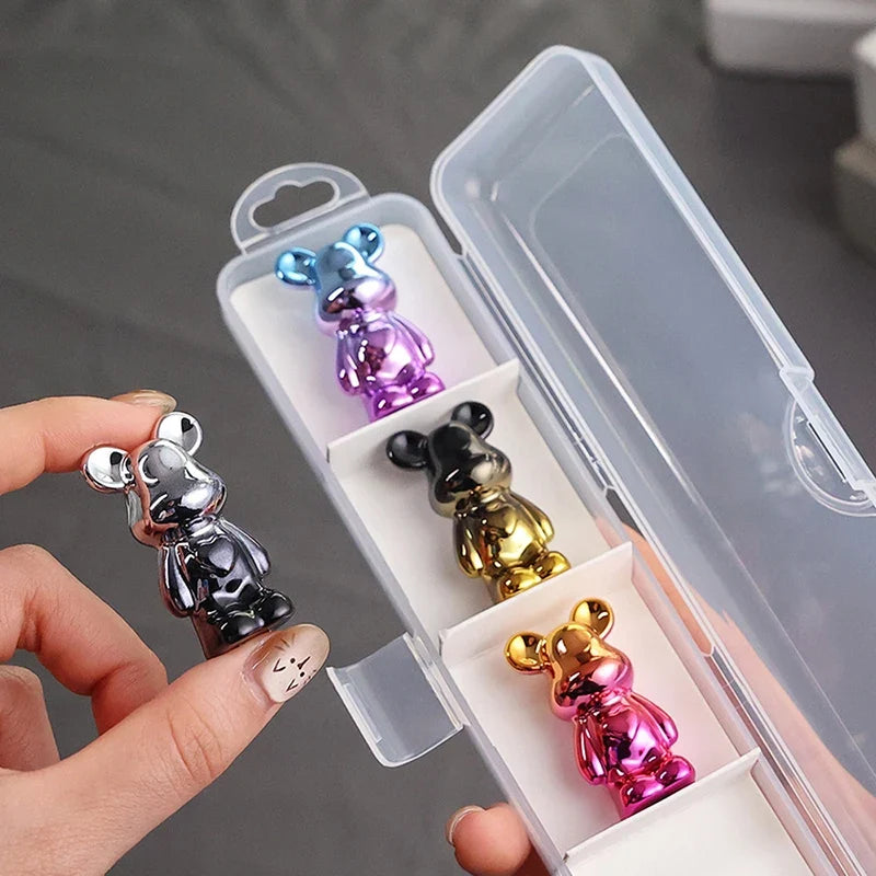 Cartoon Bear Car Center Console Ornaments – 9 Colors | ABS Car Interior Ornament Qme