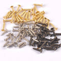 100pcs M2×3 Mini Flat Head Screws for Wood Box & Furniture Wood Screws Qme random mix 2x8mm