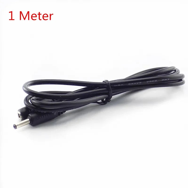 DC Power Extension Cable 3.5mm×1.35mm Female to Male 5V 2A DC Power Cable Qme 1 meter