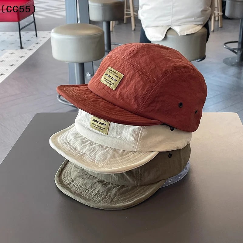 Short Brim Duckbill Cap – Retro Unisex Summer Baseball Hat Baseball Cap Qst
