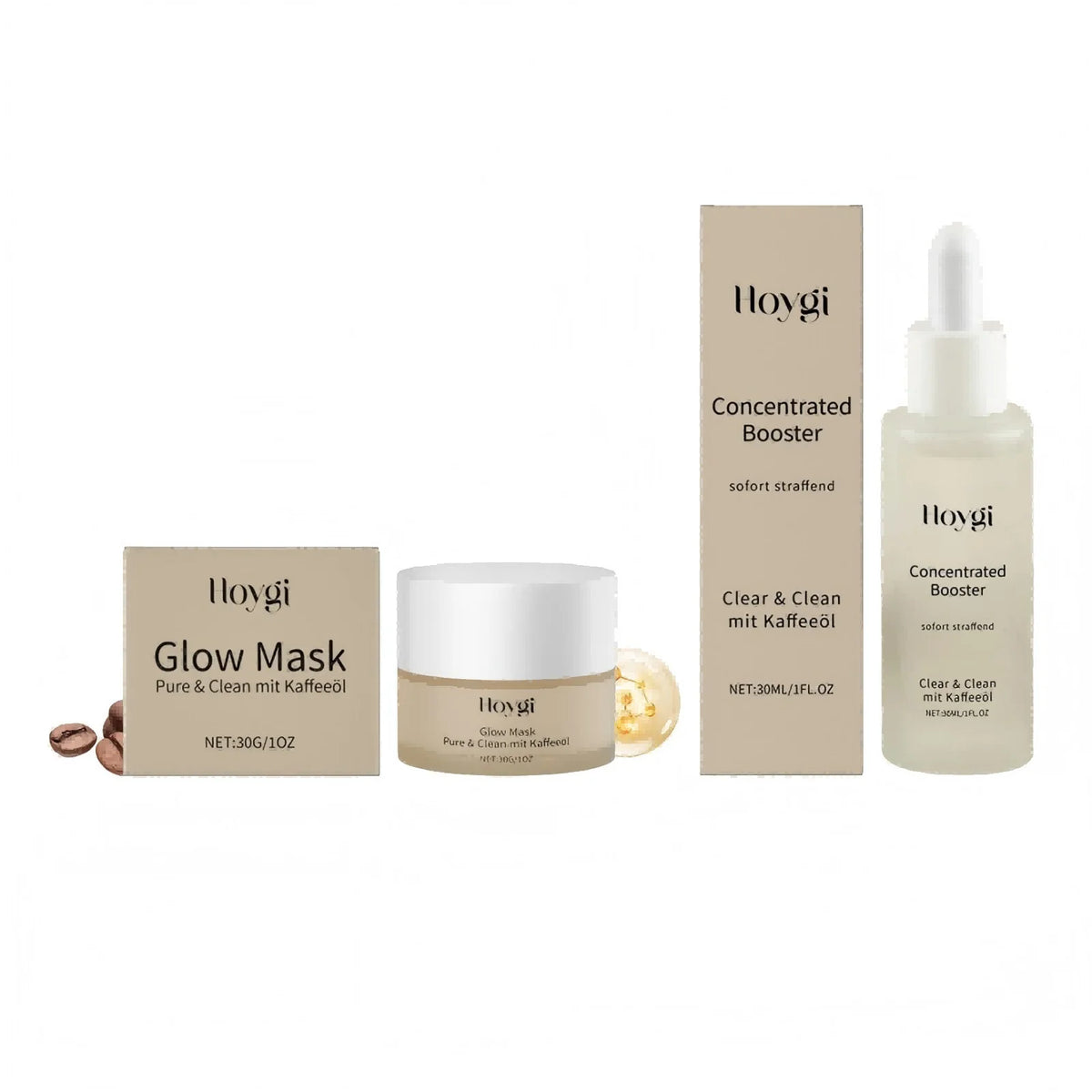 Hoygi Anti-Wrinkle Firming Serum & Overnight Mask 30g Face Serum Mask Qst 2 in 1 set