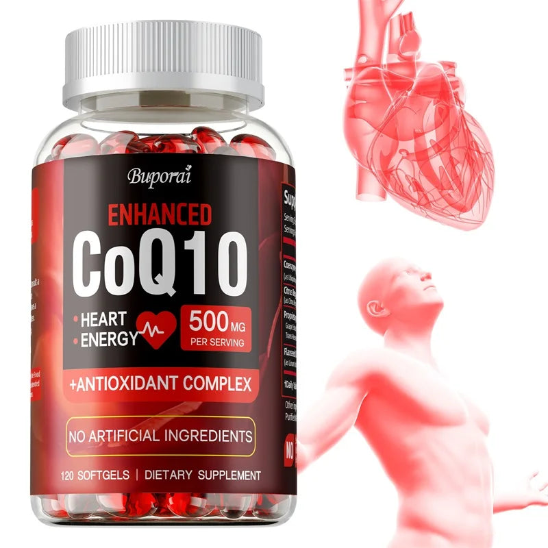 Xemenry CoQ10 500mg – Antioxidant & Energy Supplement CoQ10 Supplement Qst