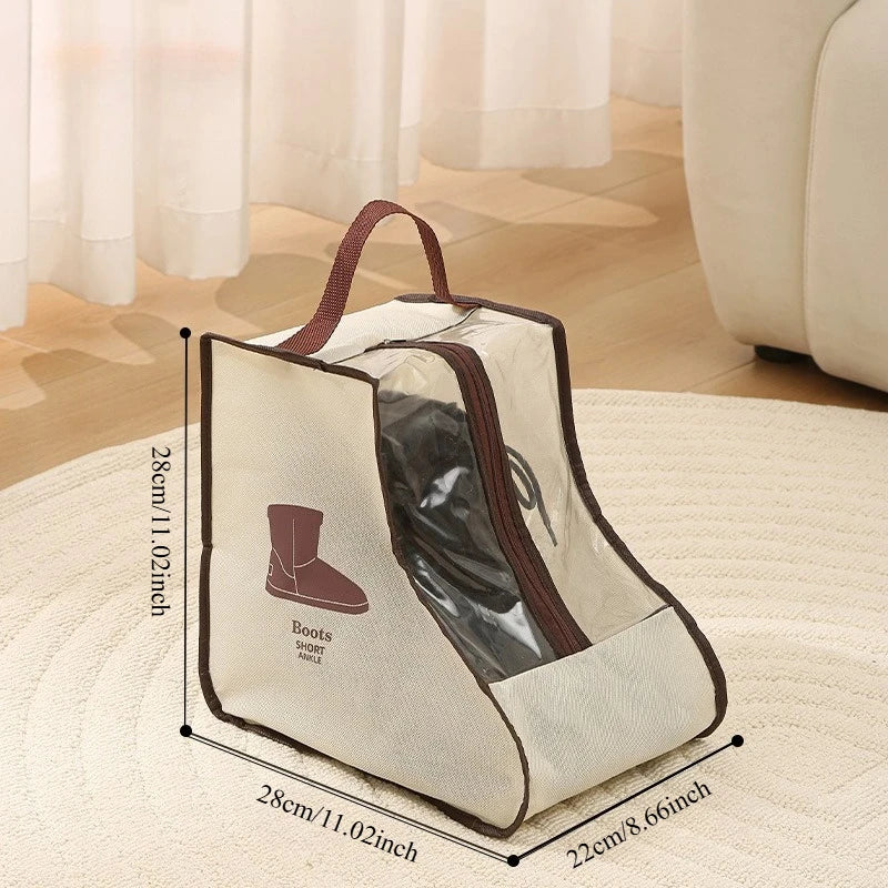 Oxford Boot & Shoe Storage Bag with Handle | Travel & Home Shoe Storage Bag Qme