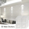 3D Brick Self Adhesive Wall Sticker 70x70cm – Waterproof PE Wall Sticker Panel Qme 70cmx70cm 5pcs white
