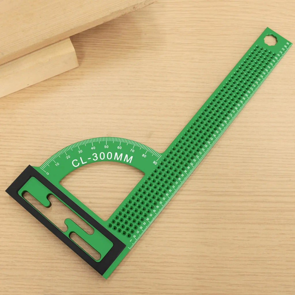 Aluminum Alloy Right Angle Metric Ruler – Woodworking Square Woodworking Square Qme