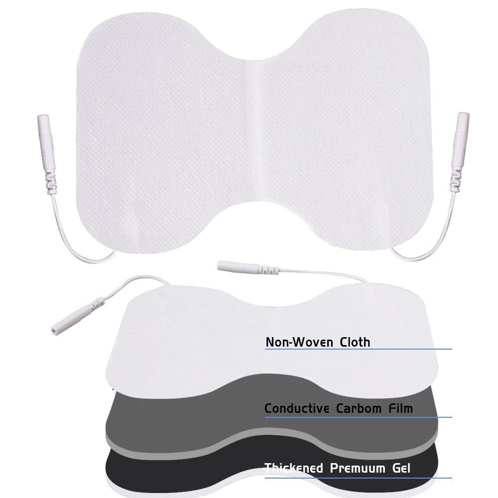 TENS EMS Self-Adhesive Electrode Gel Pads – Neck, Back & Waist Electrode Gel Pads Qst