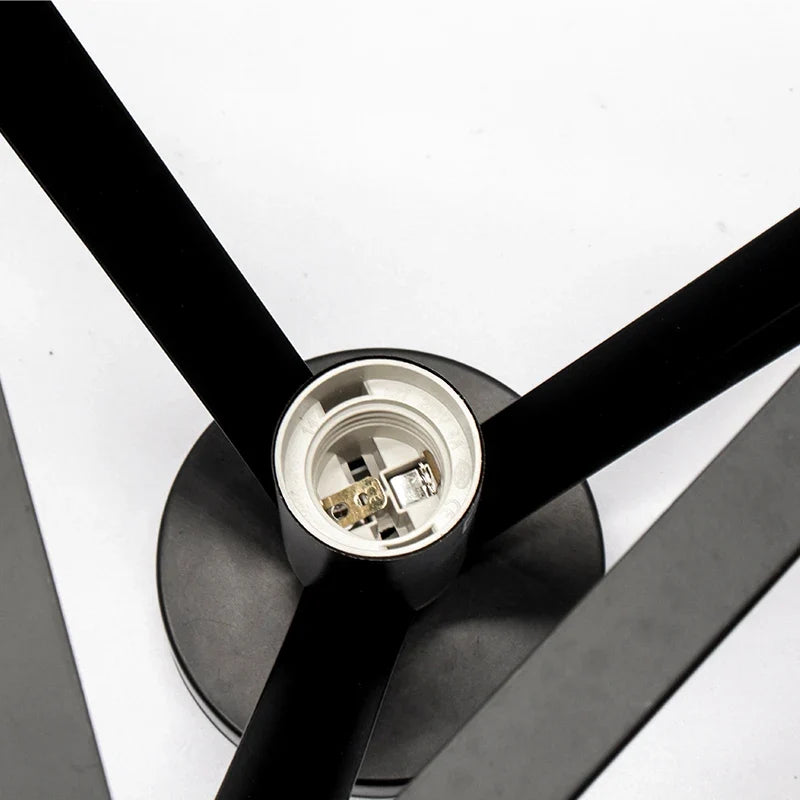 E27 Vintage Industrial Black Semi Flush Ceiling Light Fixture Ceiling Light Fixture Qme