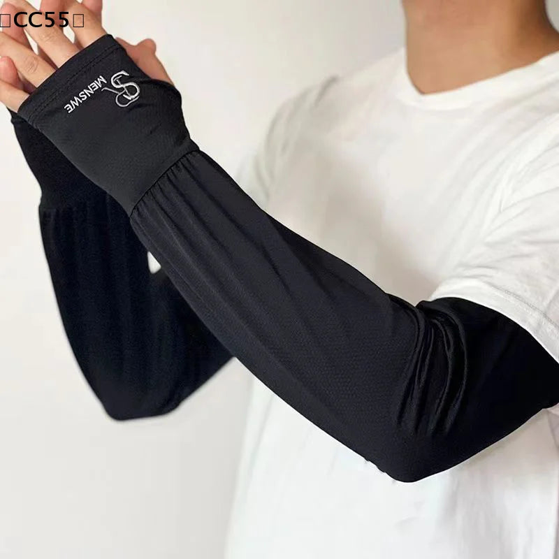 Women's UV Protection Cooling Arm Sleeves – Outdoor Sun Cover UV Arm Sleeves Qst