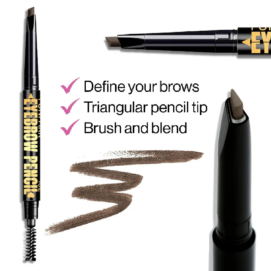 Double-Head Waterproof Eyebrow Pencil – 5 Shades | Qme Eyebrow Pencil Qme