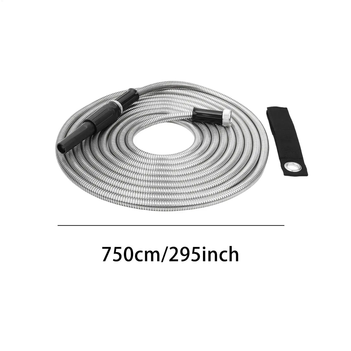 25FT Stainless Steel Garden Hose – Lawn & Irrigation Pipe Stainless Steel Garden Hose Qme