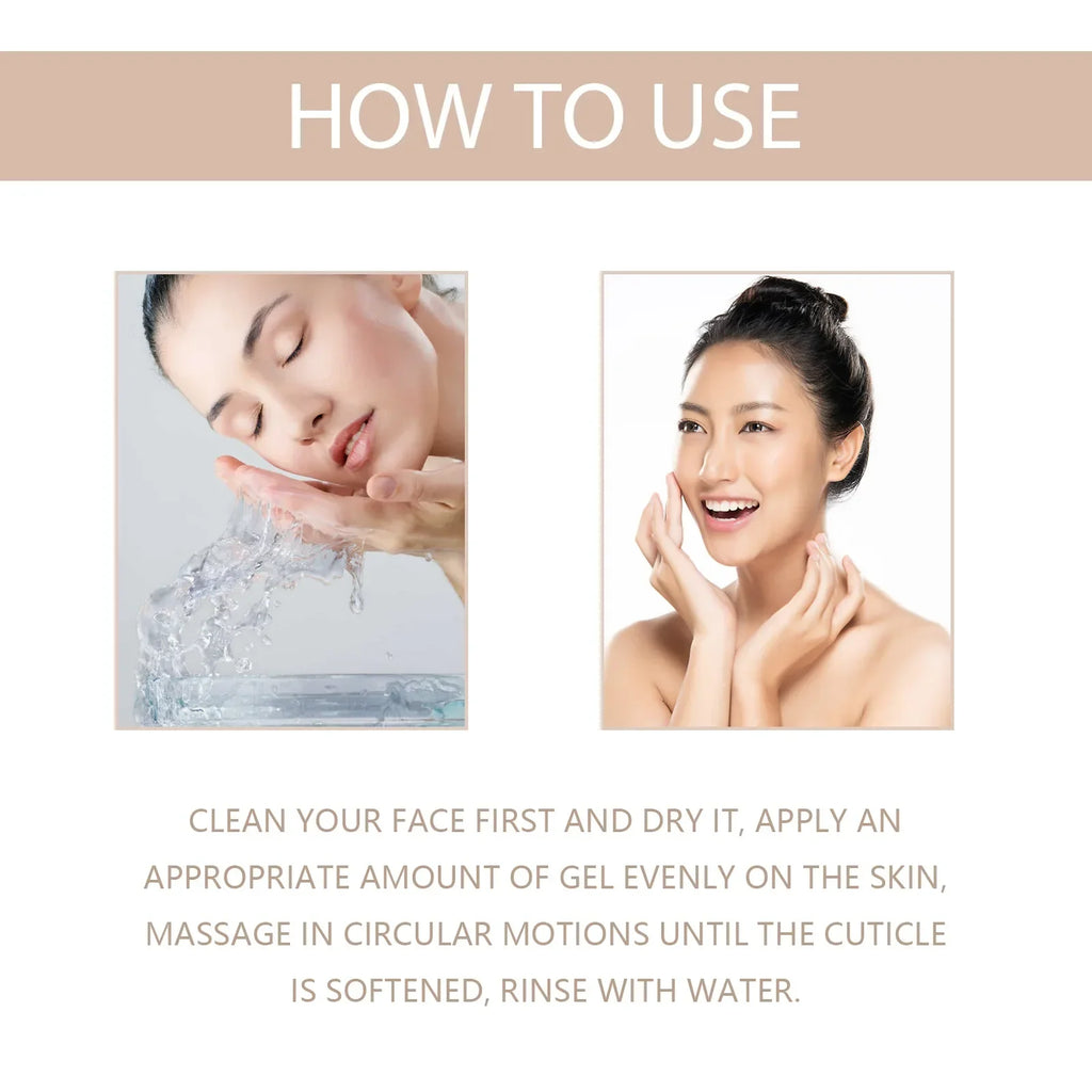 Gentle Exfoliating Face Gel – Pore Cleansing & Skin Smoothing Exfoliating Face Scrub Qme