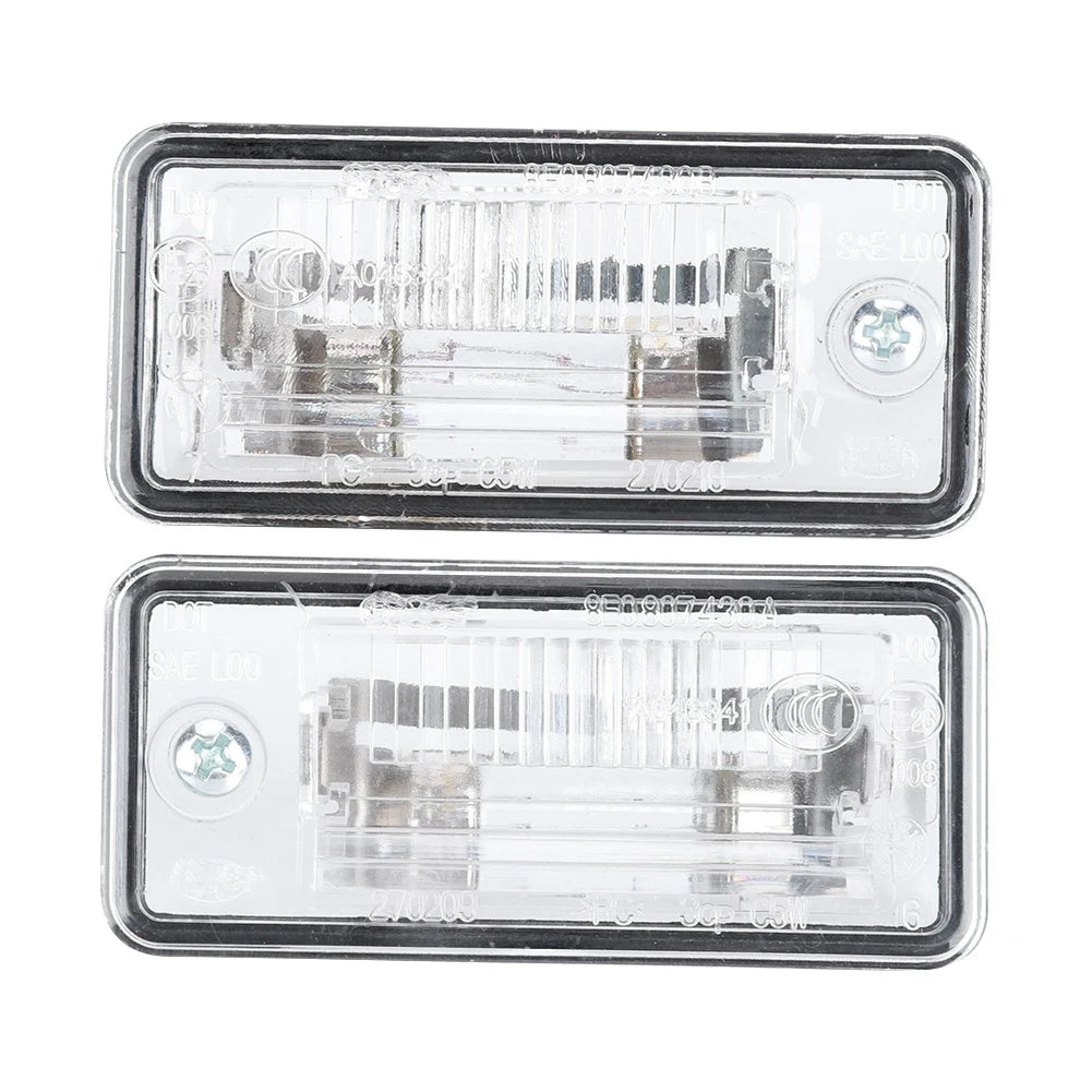 License Plate Light Pair 8E0807430A 8E0807430B – Audi A3 A4 A6 License Plate Light Qst