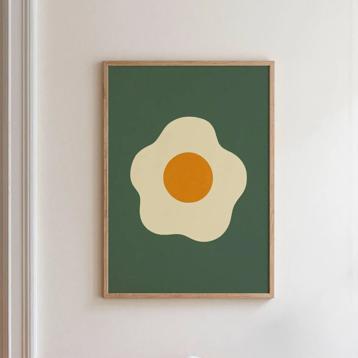 Sunny Side Up Egg Canvas Wall Art – Kitchen Home Decor Canvas Wall Art Qst TR262153 50x70cm Unframed
