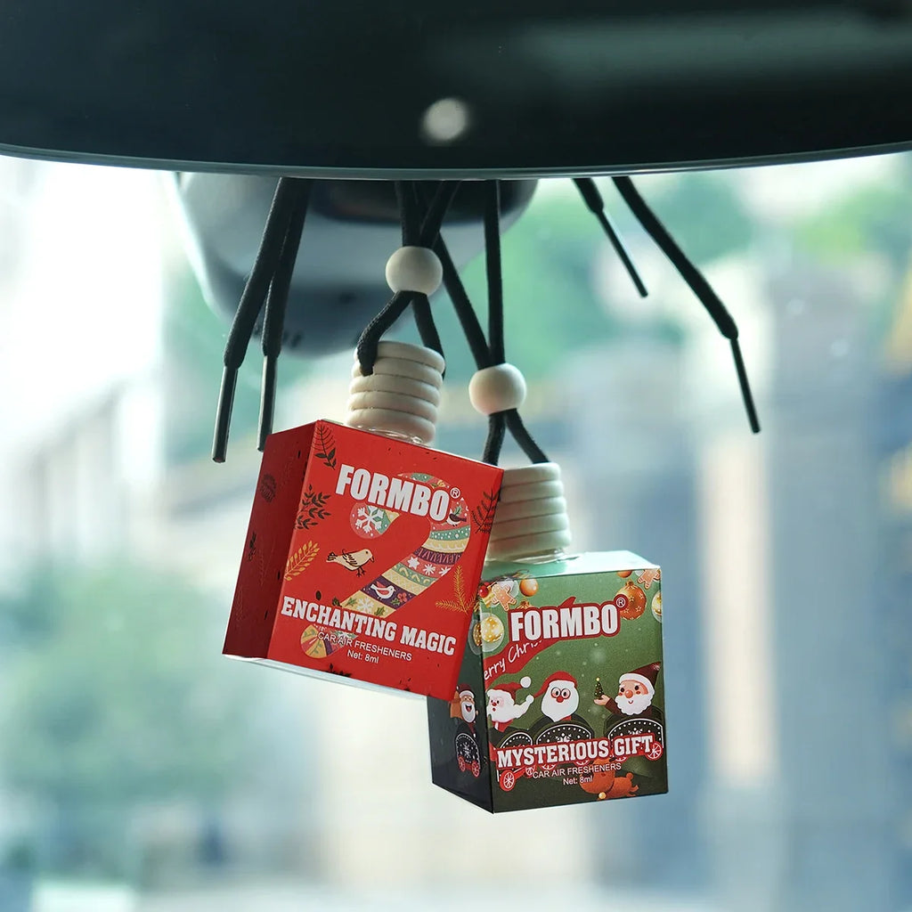 Christmas Car Air Freshener Aromatherapy Hanging Diffuser Set Car Air Freshener Qme