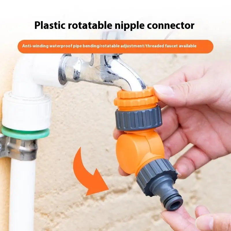 Plastic Quick-Connect Click-Lock Faucet Adapter | Garden Hose Hose Faucet Adapter Qme