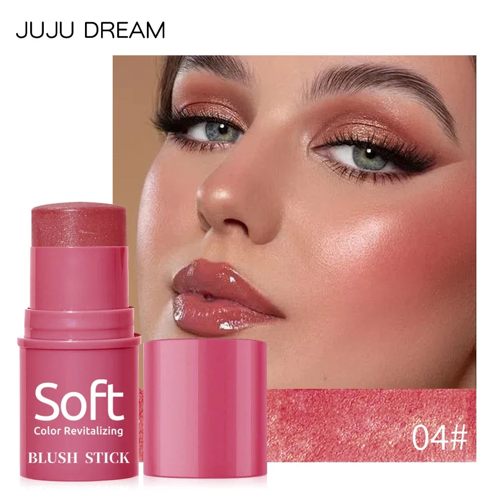 Multifunctional Blush Stick – Natural Matte Nude Makeup | Qme Cream Blush Stick Qme 04