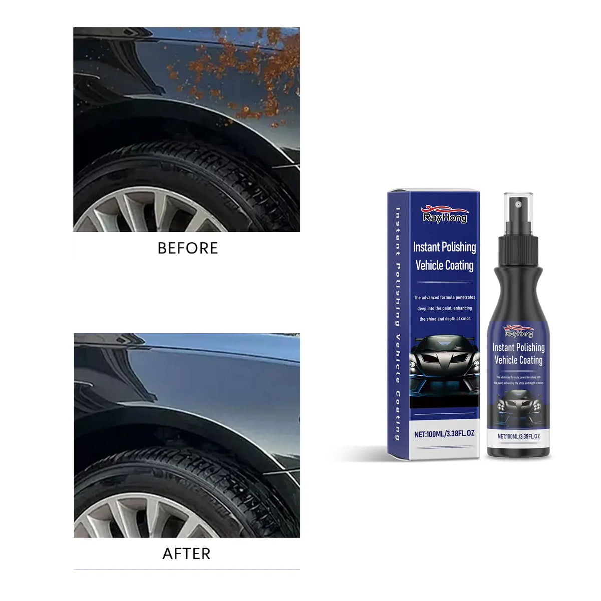 Rayhong Nano Car Coating – UV Protection & Scratch Resistant Car Nano Coating Qst